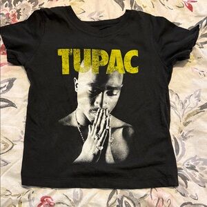 🌸2 for $20🌸 Black Graphic Kids Tupac T-Shirt